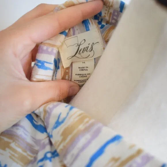 Levi's Aztec Button Down Western Shirt - Picture 6 of 8